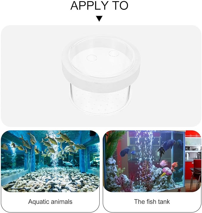 Floating Fish Breeding Box with Lid : Transparent Acrylic Guppy Breeder Box Fish Breeding Tanks for Clownfish Shrimp, 4.72X4.72X3.14in