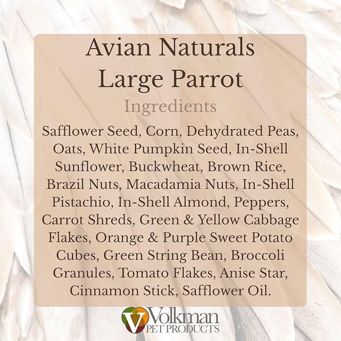 Volkman Avian Naturals Large Parrot 4lb