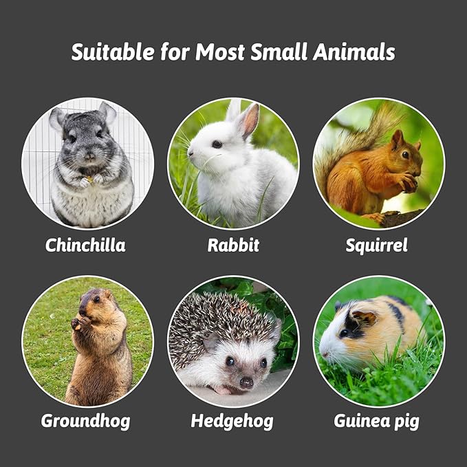 Hamiledyi Rabbit Scratch Foot Pads Bunny Grinding Claw Pad 4 PCS Small Animal Lava Grinding Teeth Stone Hamster Grinding Teeth Block for Guinea Pig Rat Gerbil Chinchilla Hedgehog