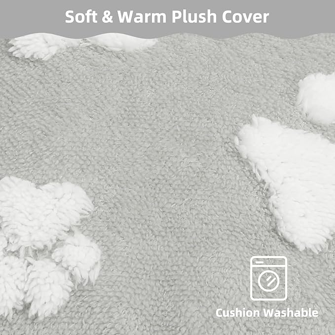 Cat Tunnel Bed - Christmas Tree Cat Dount Tunnel, Soft Plush Crinkle Collapsible Circle Cushion for Indoor Cats, Multifunctional Pet Cave Playground Toys Small Large Kitty Rabbit Puppy Ferret
