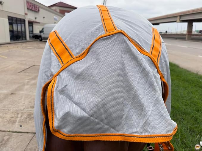 HILASON Horse Fly Sheet - Summer Spring UV Protection Mesh Bug Mosquito FlySheet for Horses | Fly-Sheet