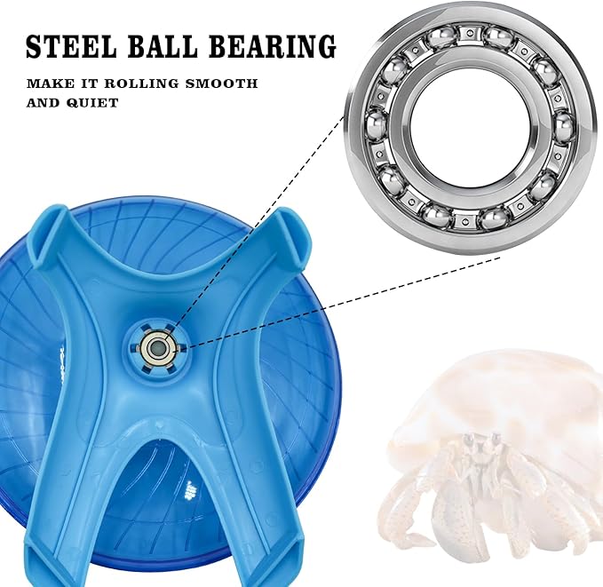 Hermit Crab Toys, Hamster Wheel, Hermit Crabs Accessories, Hermit Crab Climbing Toys, Hermit Crabs Supplies, Running Wheel Tank Accessories