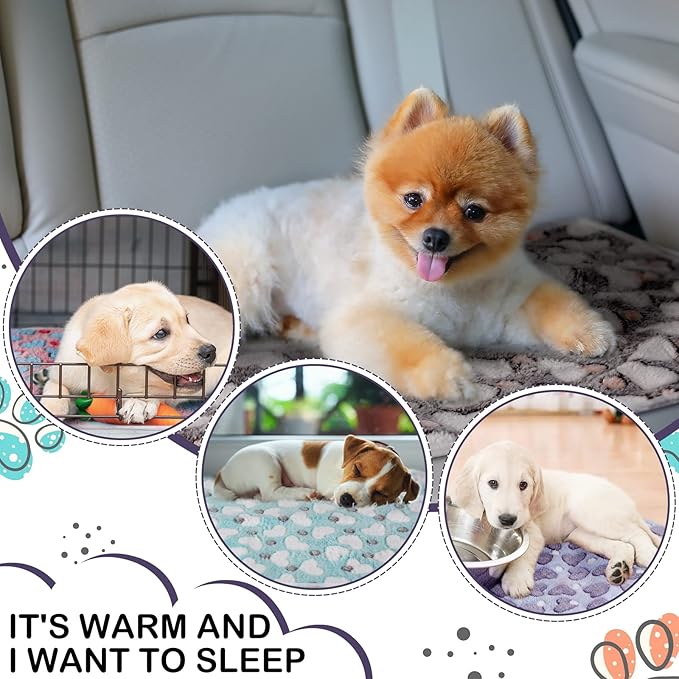 Tudomro 8 Pcs Guinea Pig Blankets Absorbent Washable Animal Fleece Bedding Cage Liners Waterproof Reusable Pet Pee Sleep Mat Pad Cover for Chinchilla Hamster Ferret(Heart,47 x 24 Inch)
