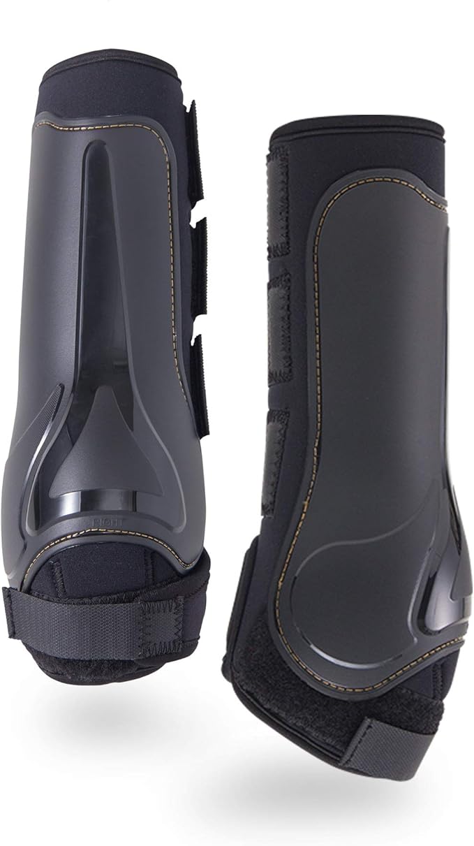 Kavallerie Classic Tendon Boots, Impact-Absorbing Material, Breathable & Evenly Distribute Pressure, Protect Tendon and Ligaments, Anti-Slip, Anti- Sore and Moisture Repellant Show Jumping Boots