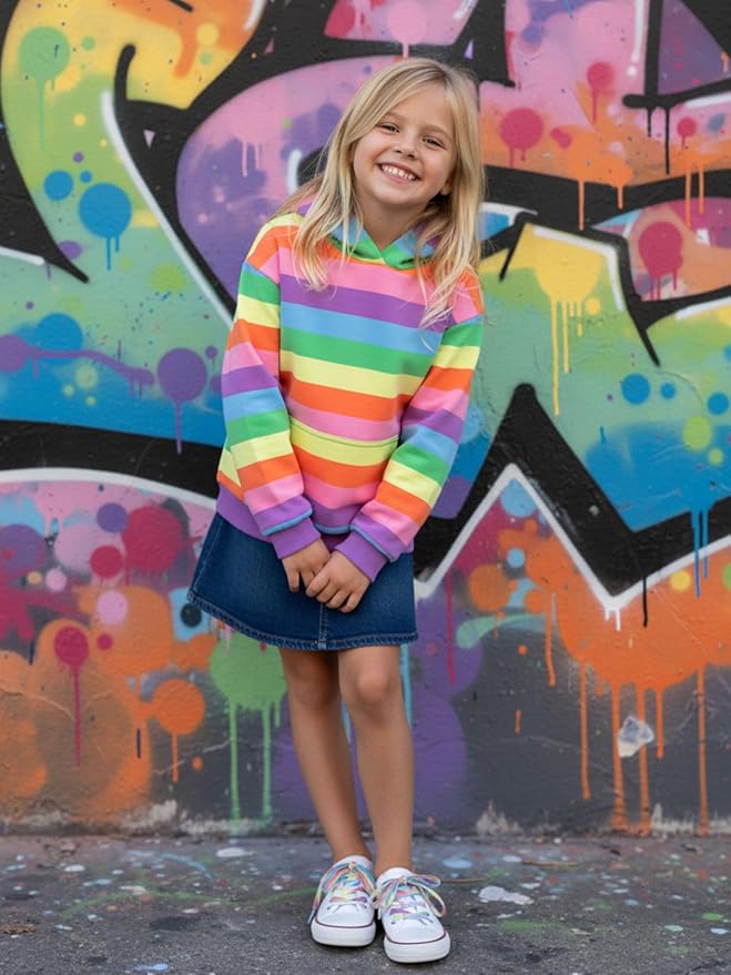 WELAKEN Sweatshirts for Girls Toddler & Kids II Little Girl's Pullover Tops Sweaters & Hoodies