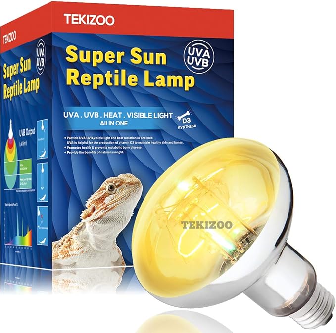 UVA UVB Sun Lamp 160W High Intensity Self-Ballasted Heat Basking Lamp/Light/Bulb for Reptile and Amphibian