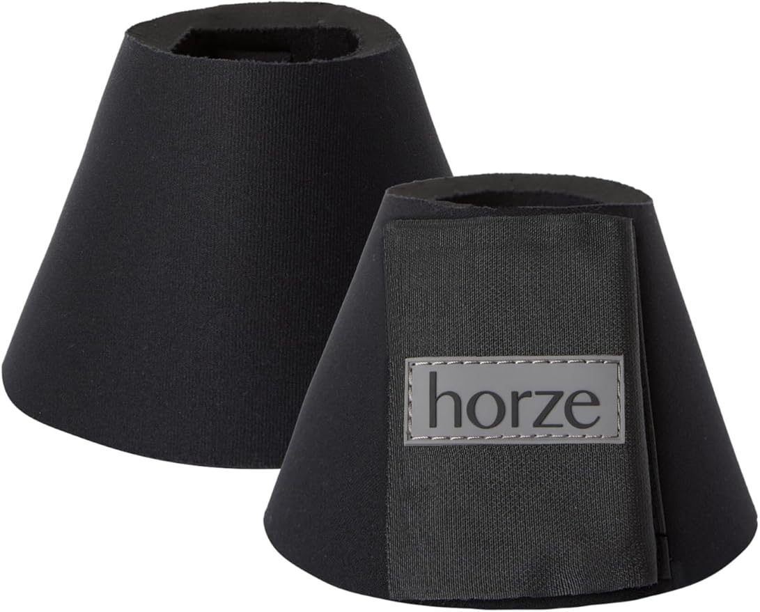 HORZE Pro Overreach Bell Boots for Horses | Neoprene Pair
