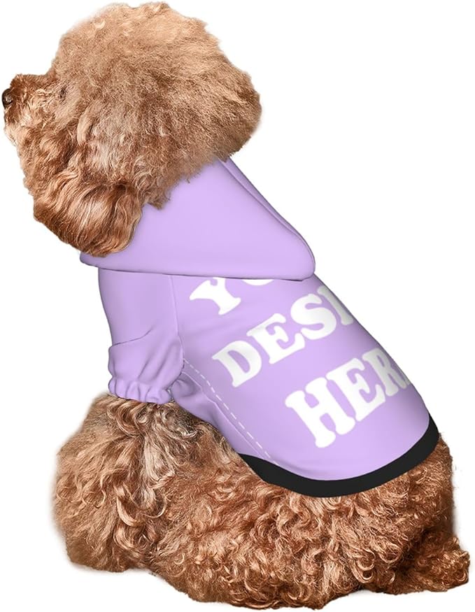 Dog Costume, Custom Dog Hoodie, Dog Name Costume Holiday Pet Pajamas Outfit, Personalized Pet Coat Costumes for Small Medium Large Dogs and Cats for Winter, TaroMilk, S