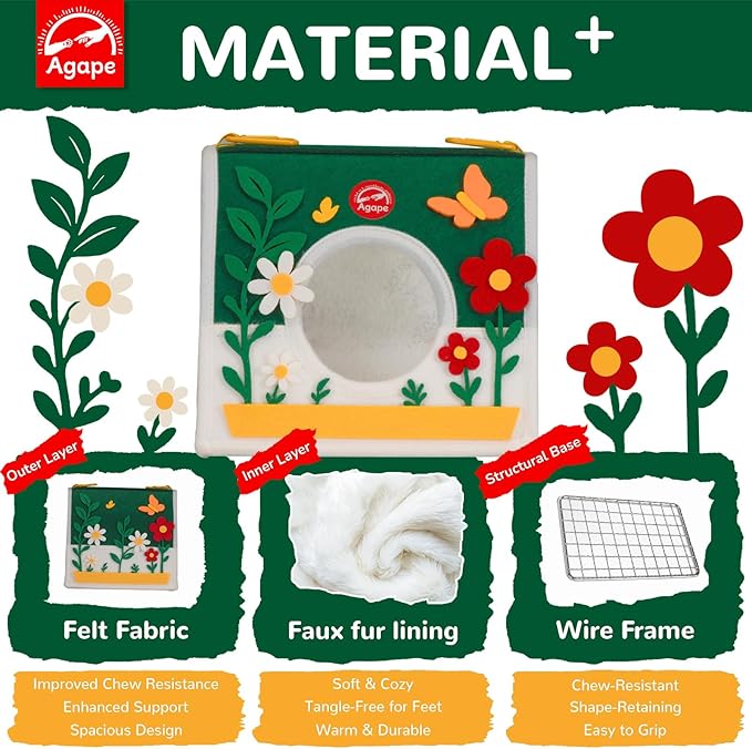 Winter Warm Bird Nest for Cage (Garden, M)
