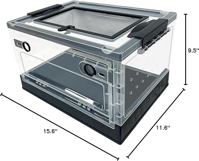 Hamster breeding House Reptile breeding Cages with Wheels (Small Size)