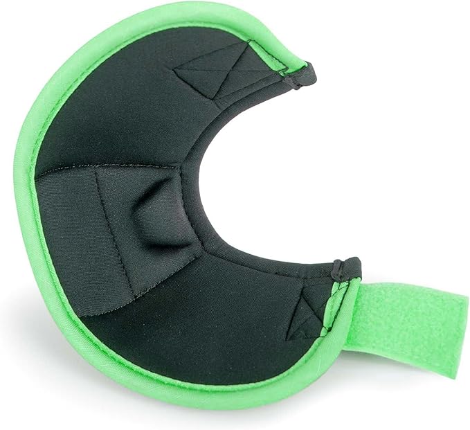 Jeffers Expression No Turn Bell Boots for Horses - Pink & Lime, Medium | Shock Absorbing Hoof Protection | Secure Double Hook & Loop Closure, Perfect for Turnout, Training, & Riding - 1 Pair