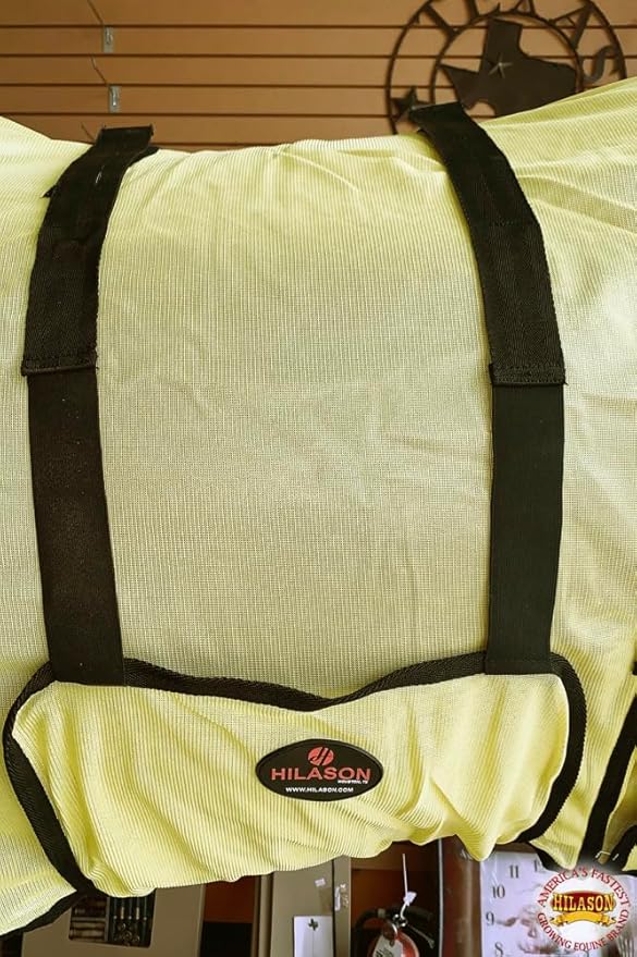 HILASON Horse Fly Sheet - Summer Spring UV Protection Mesh Bug Mosquito FlySheet for Horses | Fly-Sheet