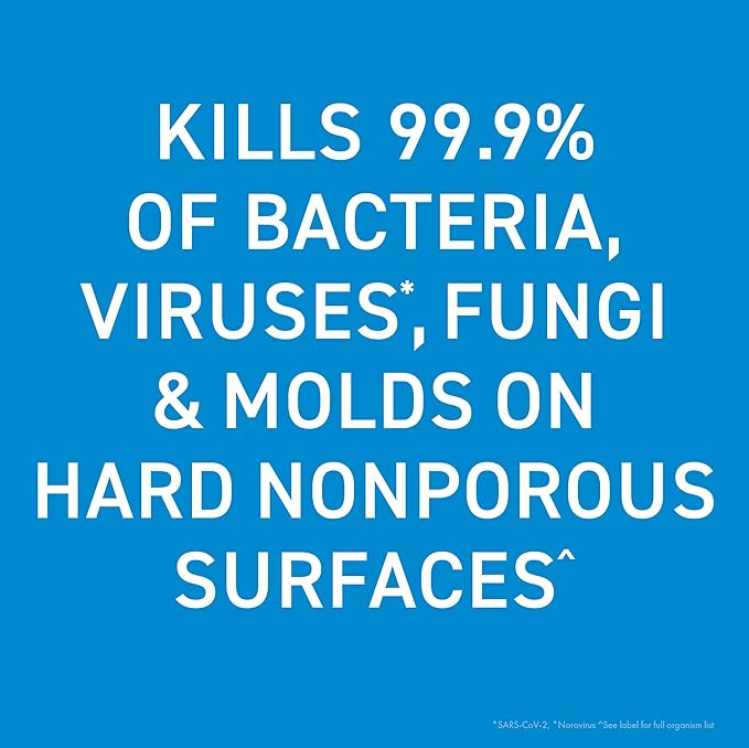 Bioesque Botanical Disinfectant Solution, Heavy Duty Broad-Spectrum Disinfectant, Kills 99.9% of Bacteria, Viruses*, Fungi, & Molds, 1 Gallon (Pack of 4)