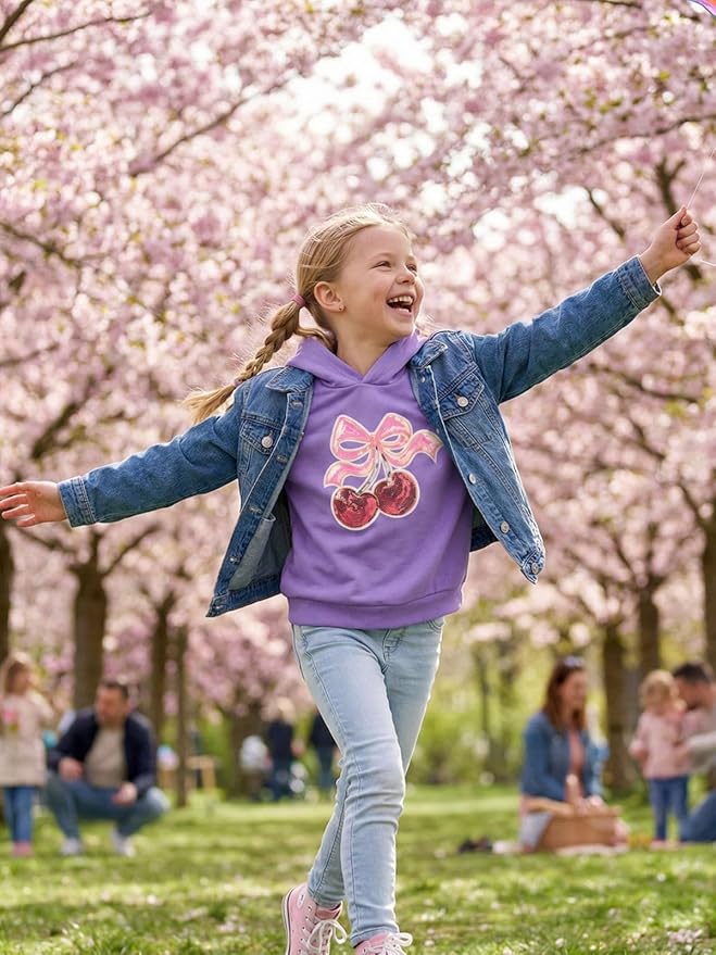WELAKEN Sweatshirts for Girls Toddler & Kids II Little Girl's Pullover Tops Sweaters & Hoodies