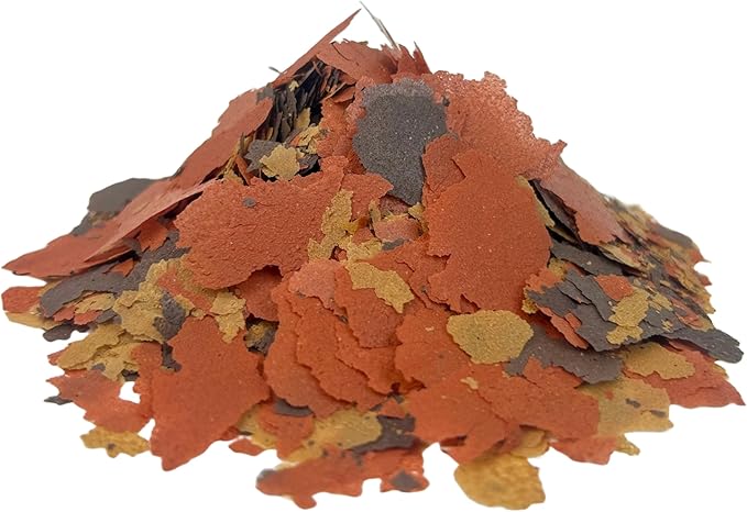 Aquatic Foods Inc. Flakes - 45% California Blackworm & Goldfish Flake Mix for Aquarium Goldfish, Koi Fish & Pond Goldfish, All Pond Fish - Premium AF Flakes - 1-lbs