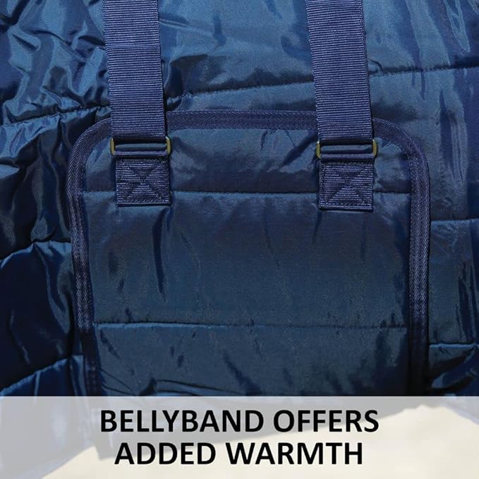 Dura-Nylon V-Free Horse Stable Blanket | Custom Fit & Breathable Winter Horse Sheet | Medium Weight Horses Blankets