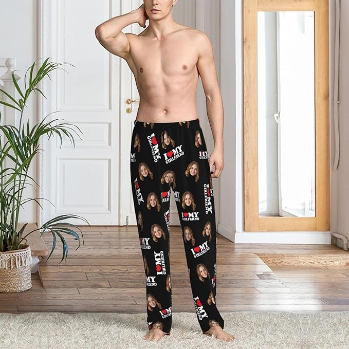 Personalized Pajama Pants For Men Women Custom Pajama Pants With Face Custom Face Pajamas Funny Customized Gifts