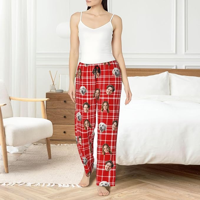 Personalized Pajama Pants For Men Women Custom Pajama Pants With Face Custom Face Pajamas Funny Customized Gifts