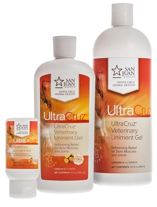 UltraCruz® Veterinary Liniment Gel for Horses, 32 oz