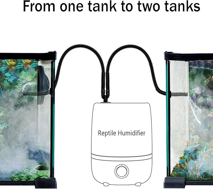 Reptile Fogger Extension Tube, Accessories of Reptile Humidifier Mister Suitable for Reptiles Amphibians and Terrarium