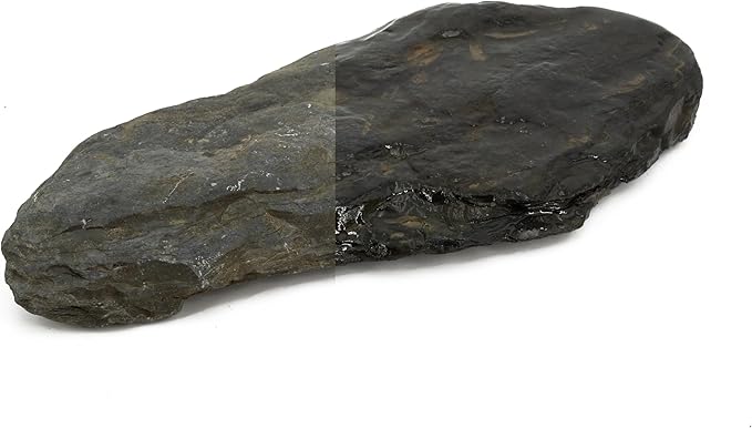 Aquarium Stone Stream Turtle Platform Natural Slate 3-11 inches Fish Rock for Aquarium Decoration Turtle Tanks and Amphibian & Reptile Terrariums-40lb
