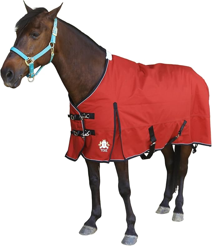 T TEKE Ultimate Turnout Sheet for Horses, 1050D Ballistic Nylon Outer, No Filling