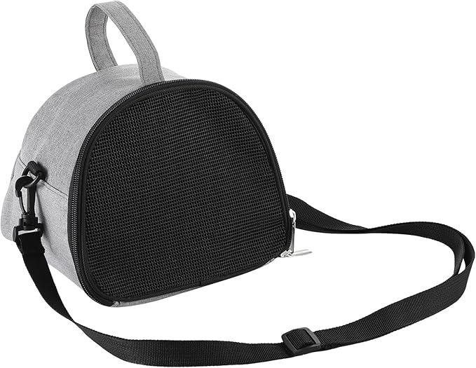 Ibluelover Hamster Carrier Bag Breathable Small Animals Travel Handbag Adjustable Outdoor Carrying Pouch for Guinea Pig Bunny Hedgehogs Bird