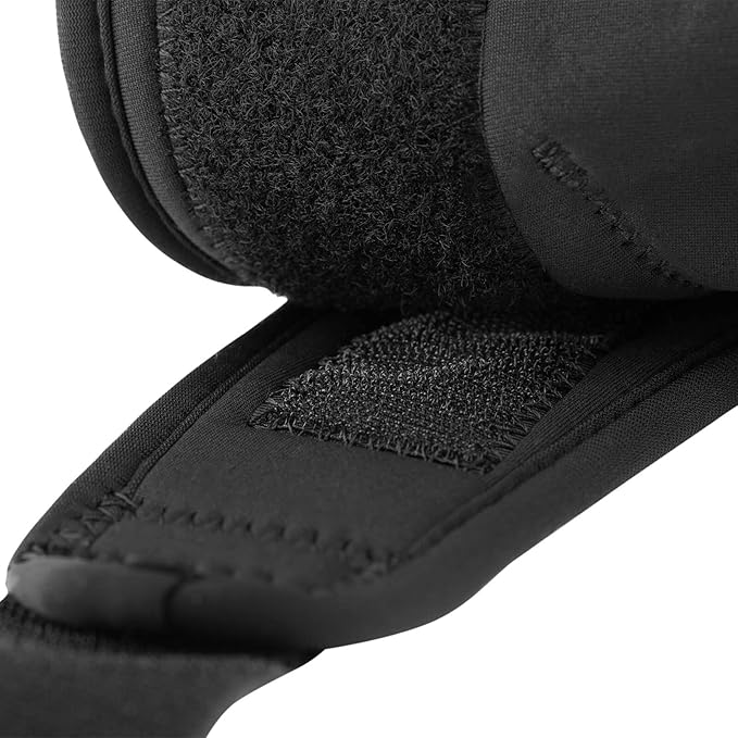 HORZE Brushing Splint Boots for Horses (Pair) - Durable Neoprene, Secure Closure, Lightweight - Black - L