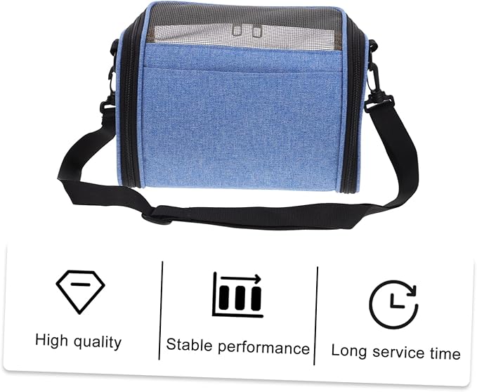 balacoo 1pcs Transparent Parrot Carrier Bag Breathable Outdoor Tote Straps Comfortable Crossbody Pet Pouch for Travel Hiking Camping for Birds Cockatiels and Pets