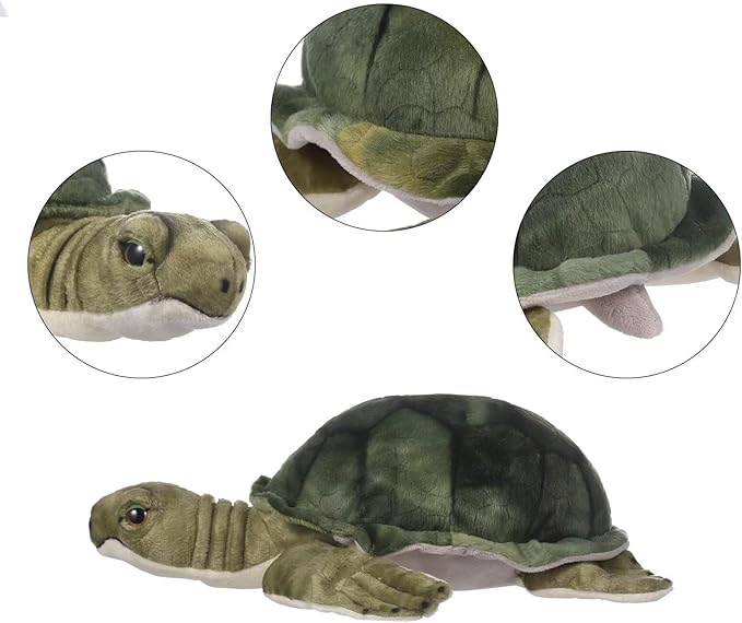 Sea Turtle Stuffed Animal, 11 Inch Small Stuffed Animals for Boys and Girls, Cute Plushies, Soft Plushy Toys, Turtle Gifts for Kids, Birthday, Easter Basket Stuffers