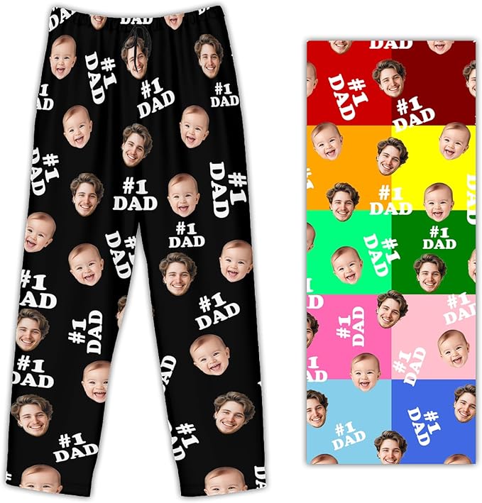 Personalized Pajama Pants For Men Women Custom Pajama Pants With Face Custom Face Pajamas Funny Customized Gifts