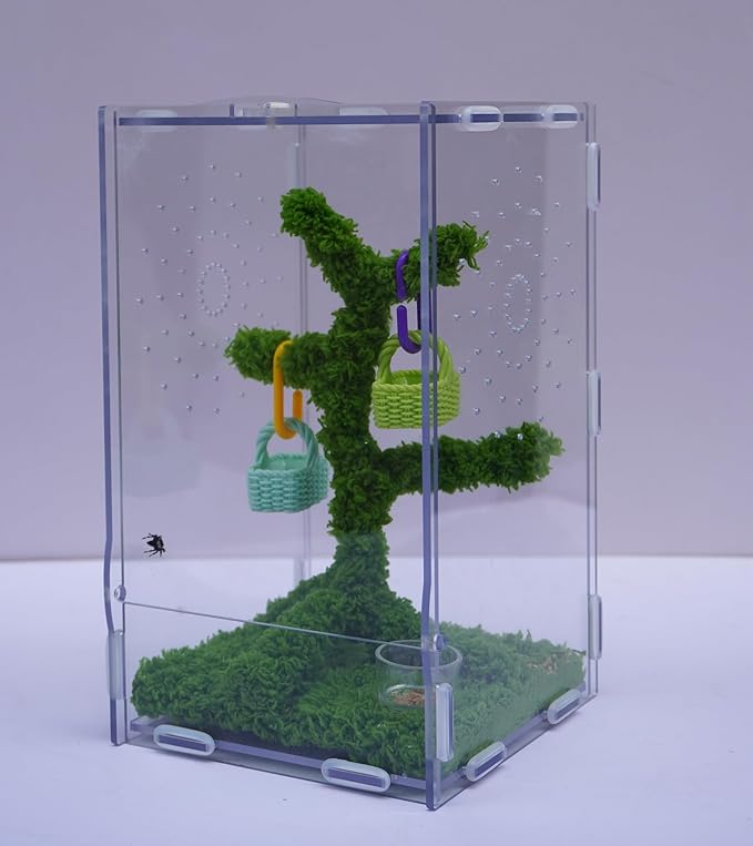 Jumping Spider Enclosure, Terrarium Accessories Knit