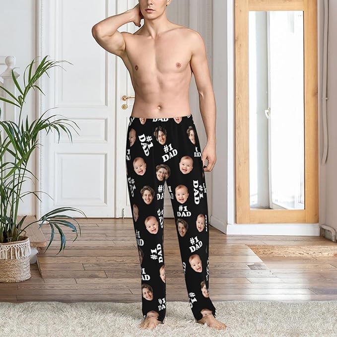 Personalized Pajama Pants For Men Women Custom Pajama Pants With Face Custom Face Pajamas Funny Customized Gifts
