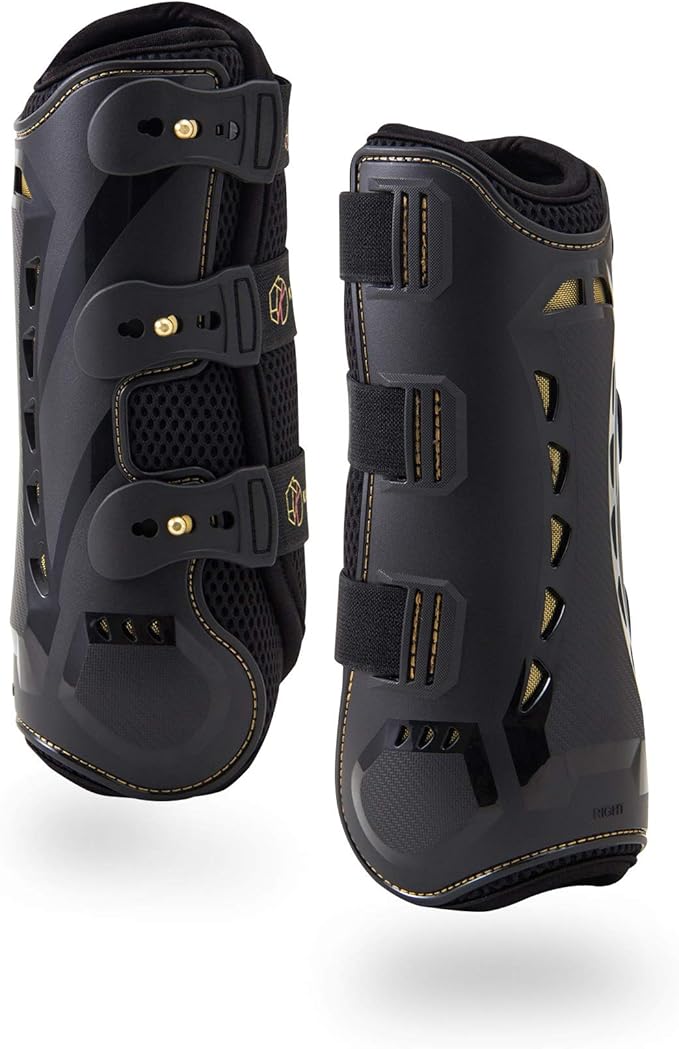Kavallerie Classic Tendon Boots, Impact-Absorbing Material, Breathable & Evenly Distribute Pressure, Protect Tendon and Ligaments, Anti-Slip, Anti- Sore and Moisture Repellant Show Jumping Boots