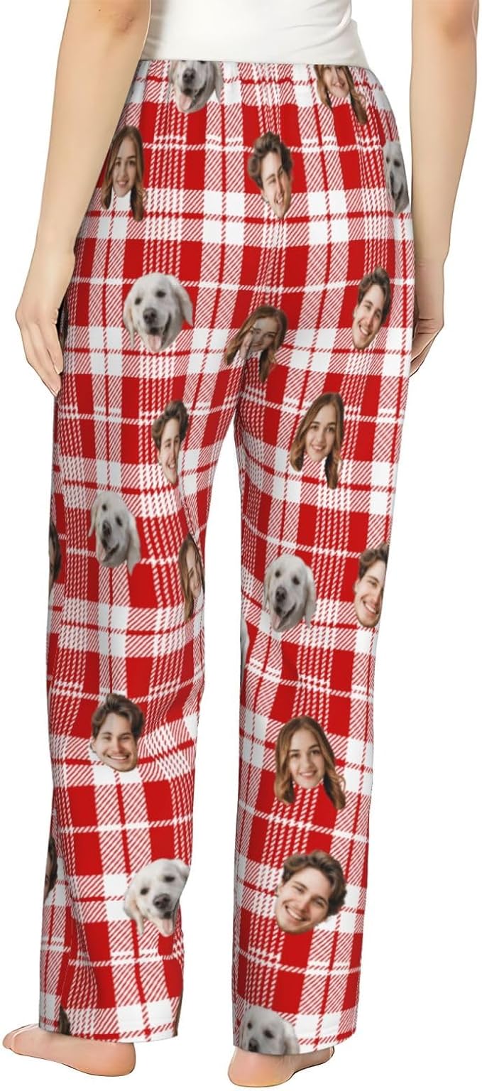 Personalized Pajama Pants For Men Women Custom Pajama Pants With Face Custom Face Pajamas Funny Customized Gifts