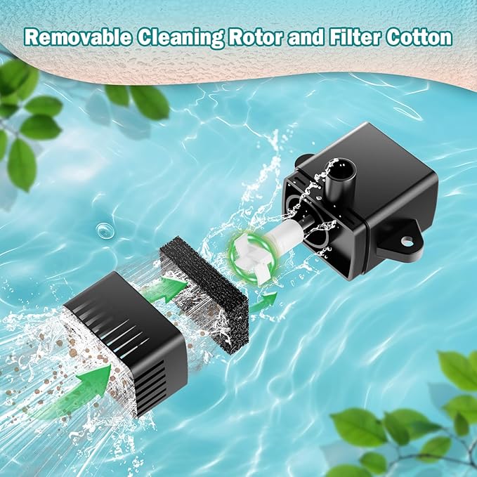 Yzert Solar Fountain Flower Shape-No Battery, Glass 3.5W Solar Water Fountain with 7 Nozzles & 4 Fixer Rods,Solar Fountain Pump for Bird Bath, Outdoor, Pool, Garden, Pond & Flower Pot