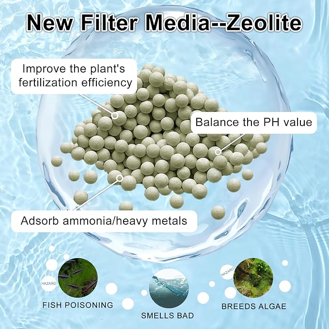 6 Pack Filter Cartridge Compatible with Whisper Bio-Bag Filters 10i/IQ10/PF10, Medium Replacement Filter Cartridges for Aquariums Compatible with ReptoFilte 20 gallons (90 GPH)