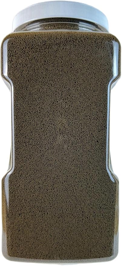 Aquatic Foods Inc. 0.5mm - 1/64" Tropical & Community Fish Floating Micro Pellets for Tetras, Guppies, Angel Fish, Small Cichlids, Goldfish. All Tropicals - WL…1-lbs 10oz Jar