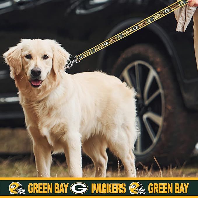 NFL PET Collar Green Bay Packers Dog Collar, X-Large Football Team Collar for Dogs & Cats. A Shiny & Colorful Cat Collar & Dog Collar Licensed by The NFL
