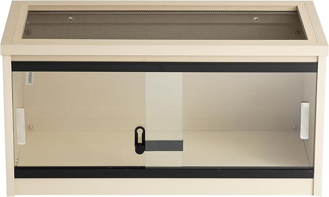New Age Pet ECOFLEX Small Reptile Enclosure with Matching Cabinet Stand Set in Maple