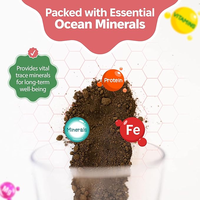 Hermit Crab Greensand Supplement – Calcium and Trace Mineral Molting Support – Non-GMO, Auto Feeder Friendly, Inert Powder Formula – Natural, USA-Sourced Nutrients – Compatible with All Crabitats