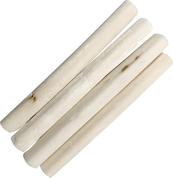 by M&M 5509 Skinny Sola Logs Pk4 - Handcut Air Dried Natural Sola Wood Sticks, Easy for Birds to Chew and Shred, Lightweight, Break by Hand, Delight for Small Size Pets