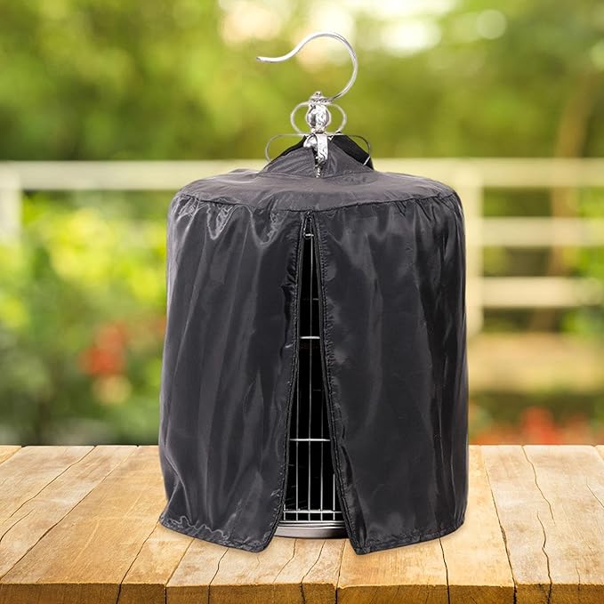 Bird Cage Cover Birdcage Cover Protector Washable Sunproof Dustproof Windproof for Lovebirds Parrot Budgies Home Use Indoor, 34cmx35cm