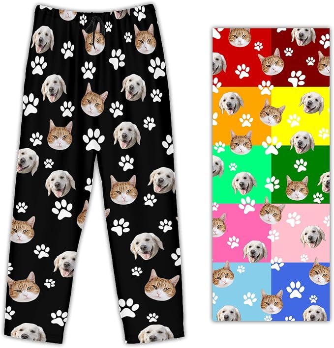 Personalized Pajama Pants For Men Women Custom Pajama Pants With Face Custom Face Pajamas Funny Customized Gifts