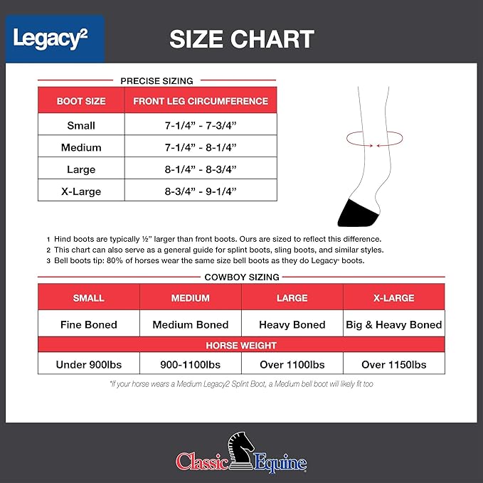 Classic Equine Legacy2 Support Boots, Front