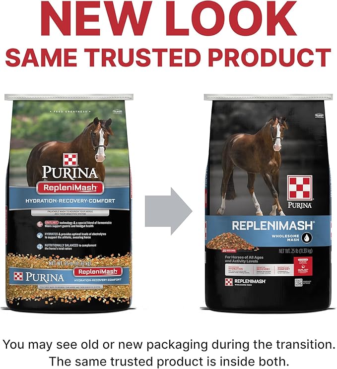 Purina | RepleniMash™ Product | for Horse Recovery | 25 Pound (25 LB)