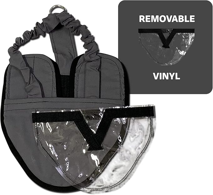 Hen Holster Wrap-Around Bird Diaper & Harness for Hens, Roosters, Ducks, Geese - with Removable Vinyl Liner, Adjustable Fit for Outdoor Adventures & Indoor Use - Easy to wear - XL, Gray