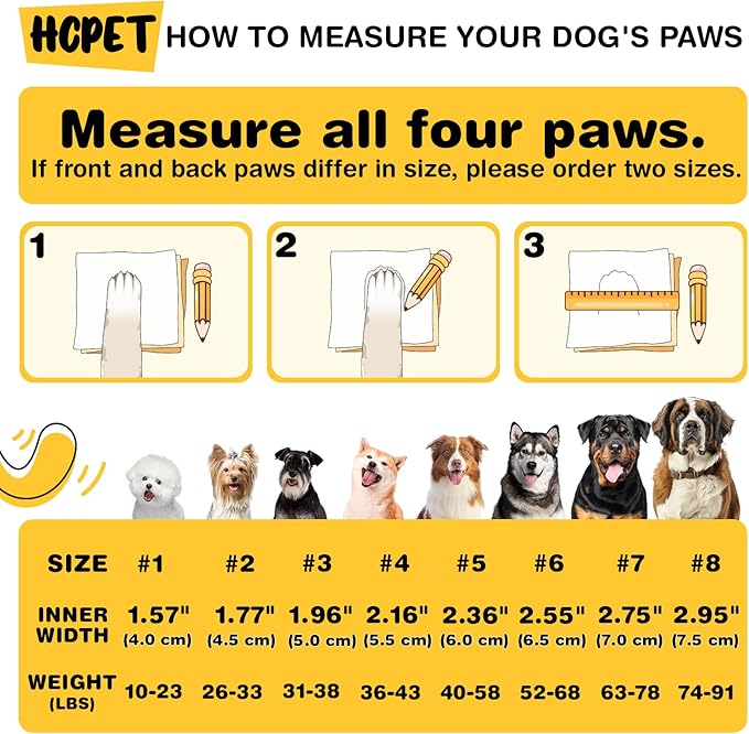 Hcpet Dog Shoes, Dog Boots for Large Dogs, Breathable Dog Booties Paw Protector for Summer Hot Pavement, Winter Snowy Day, Outdoor Walking, Indoor Hardfloors Anti Slip Sole Pink Size 7