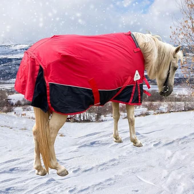 Mini Horse/Pony/Foal/Miniature1600 Denier Horse Turnout Blanket, Horse Care Sheet, Waterproof Breathable Horse Blanket (220g Fill)