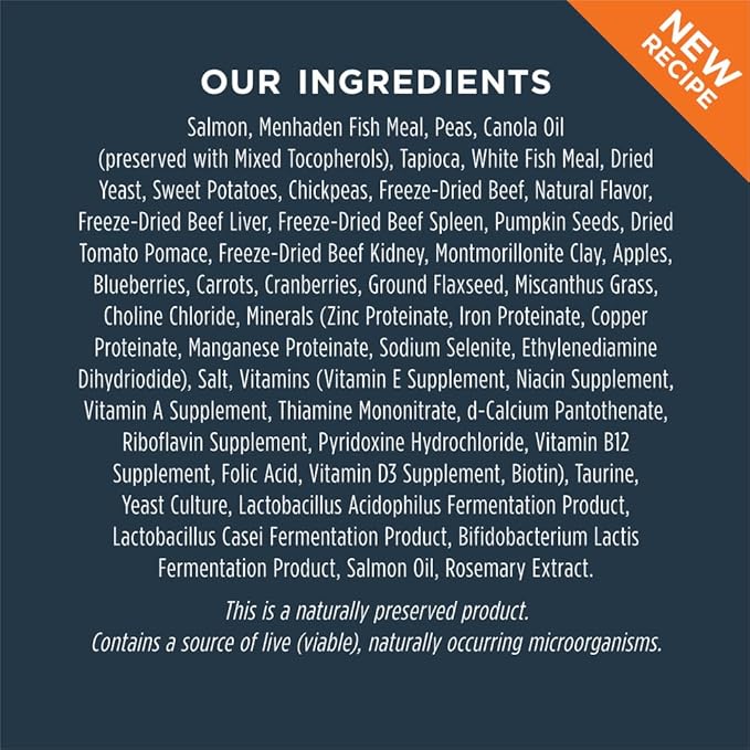 Instinct Raw Boost, Natural Dry Dog Food with Freeze Dried Pieces, High Protein, Grain Free Recipe - Real Salmon, 19 lb. Bag
